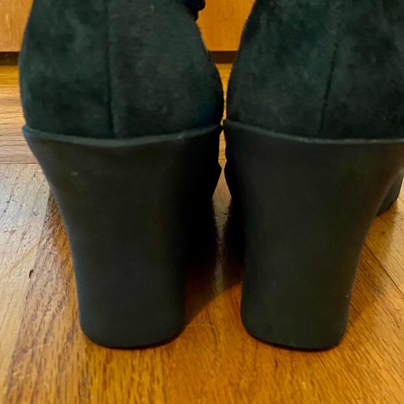 UGG Joslyn Wedge Shearling Suede Tall Boots Size 9 - Picture 5 of 7